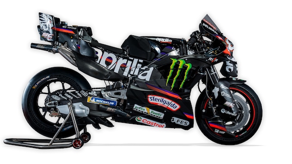 Svelata l'Aprilia MotoGP: Monster nuovo sponsor