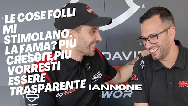 Iannone: "Le cose folli mi stimolano. La fama? Più cresci e più vorresti essere trasparente"