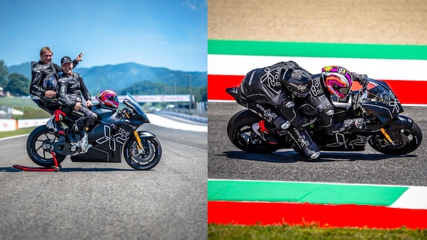 Simon Le Bon su una MotoGP al Mugello