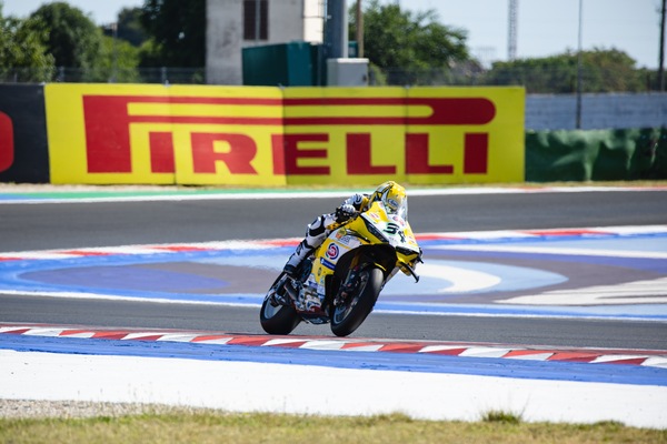 SBK Misano, Baldassarri: “In Gara 2 mi sono fermato per allacciare lo stivale!”