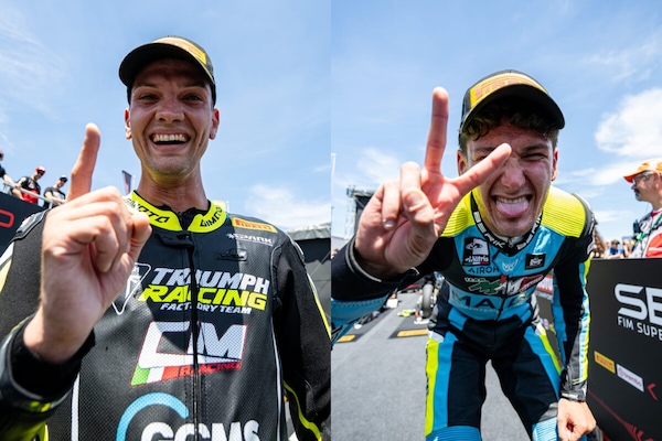 A Misano sventola il tricolore con Ieraci e Bianchi: è una Sportbike “made in CIV”