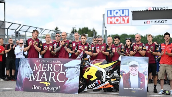 Il paddock del Motomondiale unito nel ricordo di Marc Van der Straten