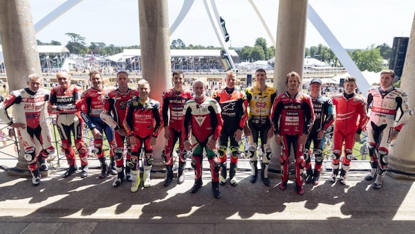 Miti di ieri, oggi e domani: piloti (e moto) Ducati in passerella a Goodwood