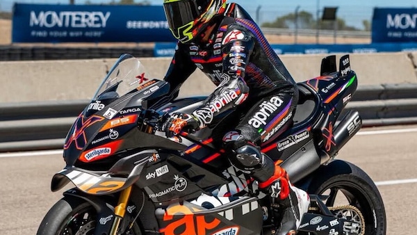 Biaggi a Laguna Seca con l'Aprilia RSV4 X-GP: "Uno spettacolo!"