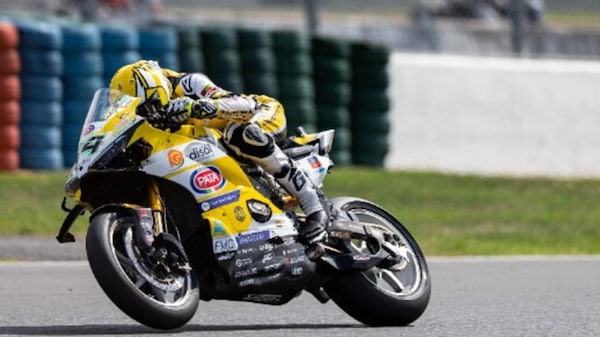 SBK Magny-Cours, Baldassarri: “Un primo giro pazzo come sempre, ho rischiato di rovinare la carena e ritirarmi”