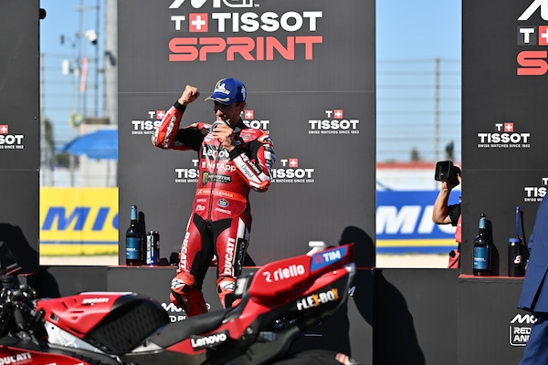 GP San Marino, Marquez: “Stesse gomme e stessa strategia di Aragon, andare in testa e bloccare l’extra grip della soft”