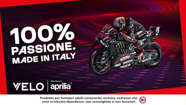 VELO e Aprilia Racing insieme al GP di San Marino e della Riviera di Rimini con una serie di esperienze distintive dedicate ai consumatori adulti di nicotina