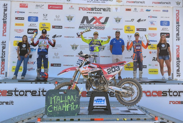 Pietro Riganti è Campione Italiano MX Junior 85: festa VENT MOTO a Mantova