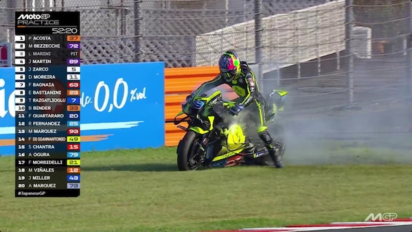 Aprilia in fumo e passaggio obbligato dal Q1: venerdì disastroso per il beniamino di casa Ai Ogura