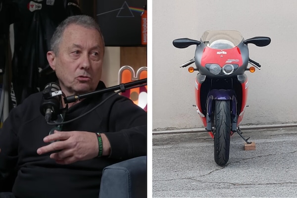 Loris Reggiani mette all'asta la sua Aprilia RS 250 per beneficenza