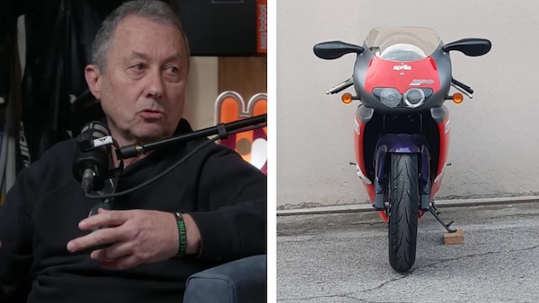 Loris Reggiani mette all'asta la sua Aprilia RS 250 per beneficenza
