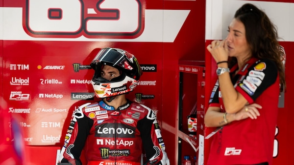 Bagnaia (e gomma posteriore) distrutti: "Non ci resta che piangere"