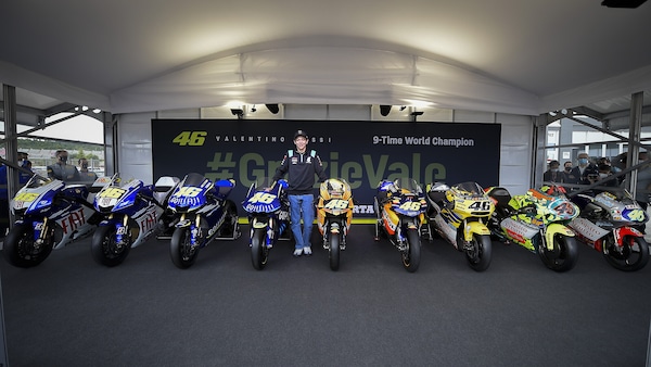 Rossi e le "sue" moto: livree ufficiali dal 1996 al 2021