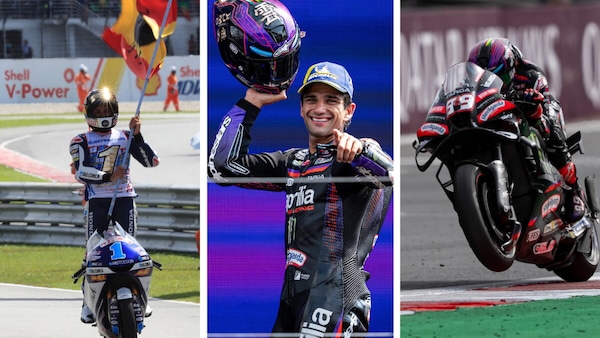 Dall'alloro in Moto3 con Gresini fino al numero 1 portato sull'Aprilia: ecco tutte le moto della carriera di Jorge Martín