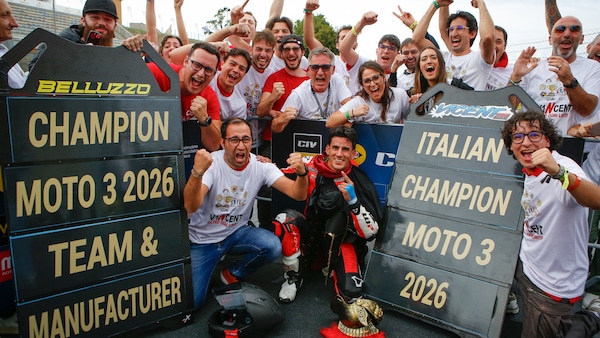 CIV, vittoria di gara e titolo Moto3 per Vicente Pérez Selfa a Vallelunga, Moto4 Italy Cup al cardiopalma