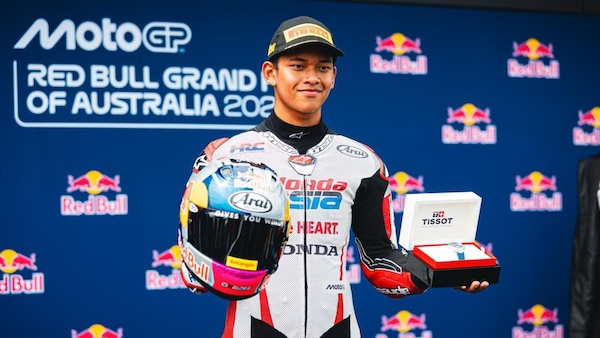 Moto3: Pratama si prende la pole sul bagnato a Phillip Island, Pini 8°